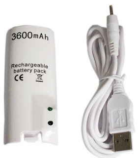 Wii Remote Controller Battery Pack 3600mAh