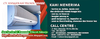 Jasa Service AC Panasonic Wilayah Sidoarjo