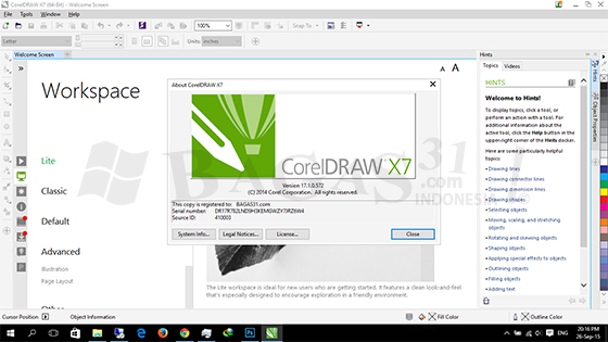 Donwload Sofwere Aplikasi Corel Draw  X7  Graphics Suite 