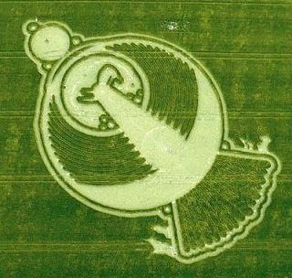 Crop Circle Phoenix di Yatesbury Inggris3