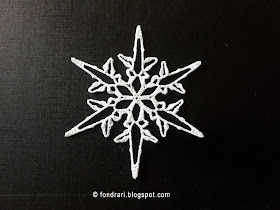 Heklað snjókorn - Mount Eva Snowflake