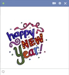 Facebook Happy New Year Emoticon