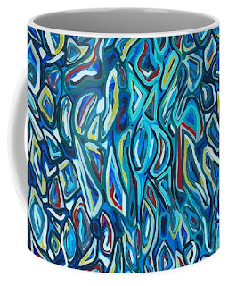 " Abstraction Series - Blue Beauty Beckons " by LaToya Cole #blue #abstractart #abstraction #toyastales #facemask #artprints #iphonecase #clutch #pouch #totebag #coffeemug #throwpillow #wallart #canvasart https://toyastales.blogspot.com/2020/08/abstraction-series-blue-beauty-beckons.html