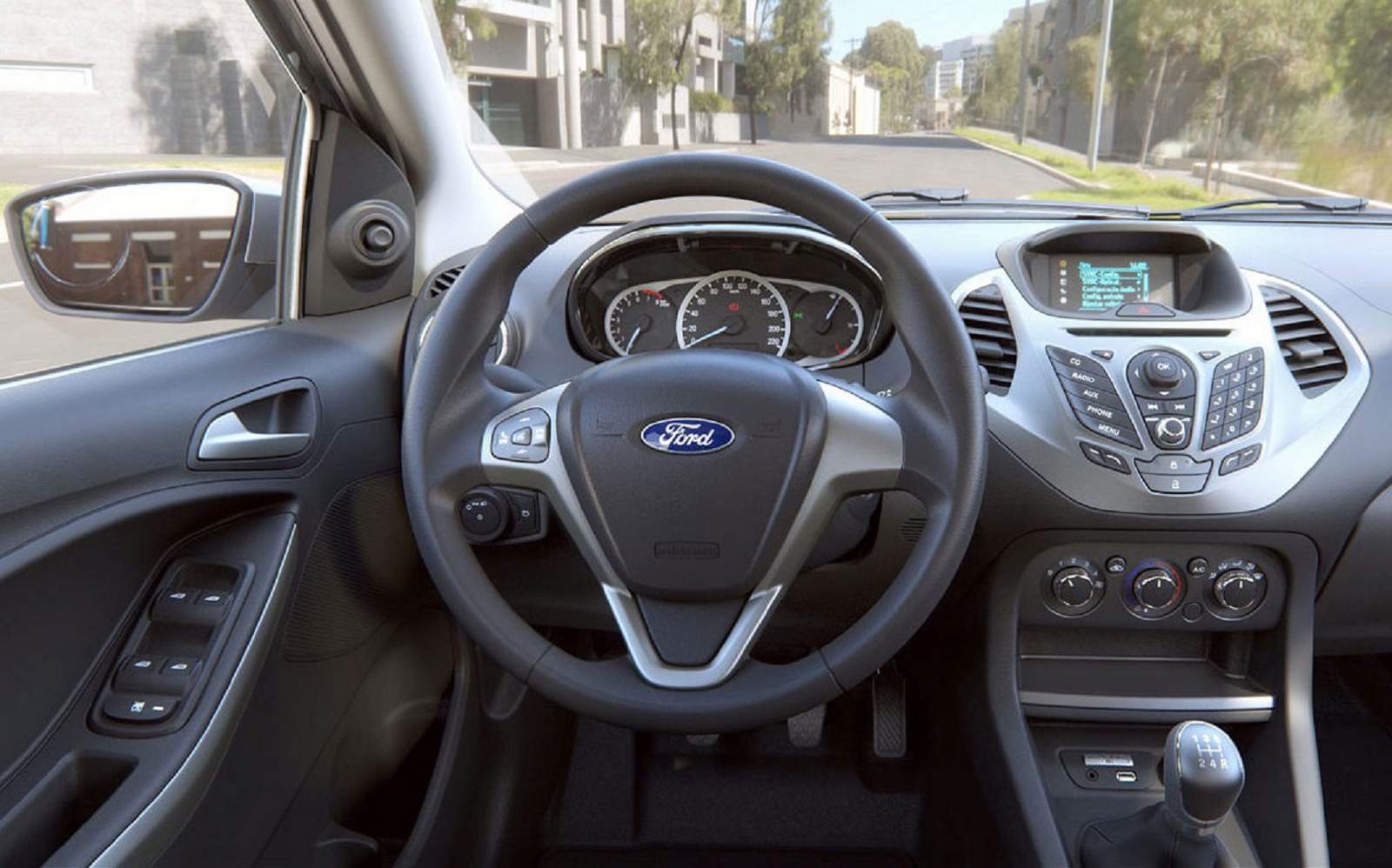 Novo Ford KA SEL 2015 - interior