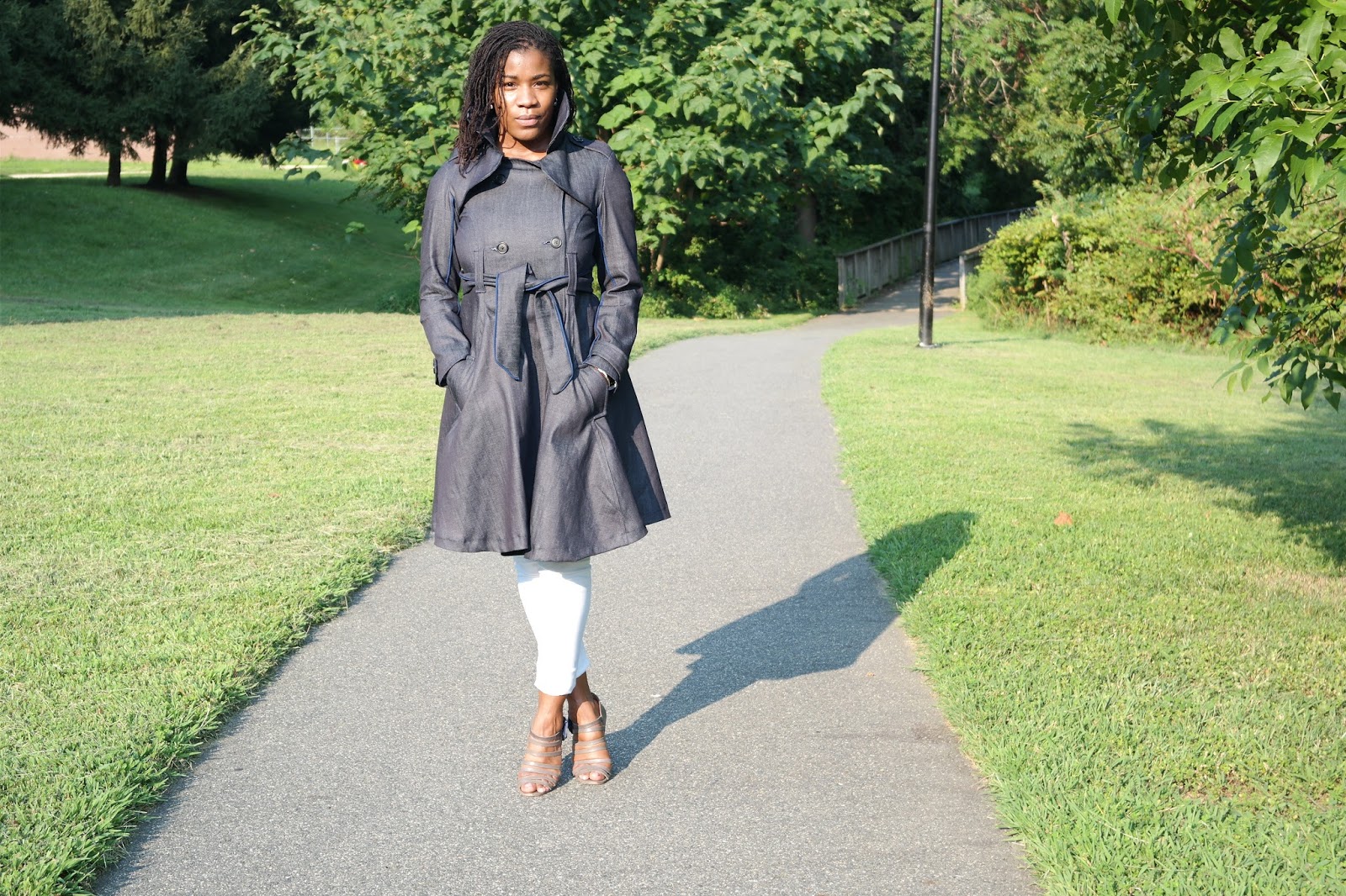 Pleated Trench Coat Dress – The Anchor Hanger