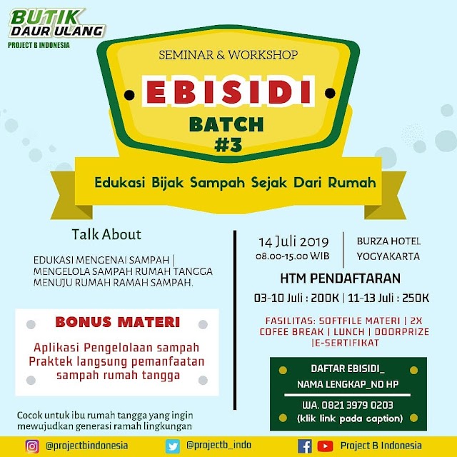 EDUKASI BIJAK SAMPAH SEJAK DARI RUMAH