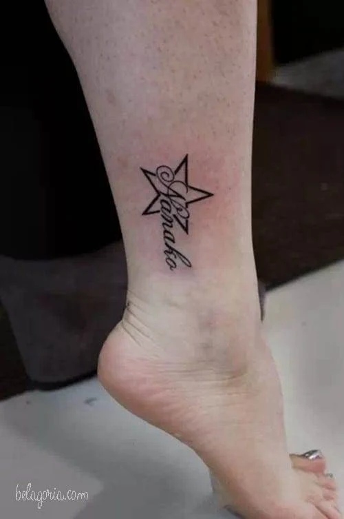 tatuajes de estrellas elegantes para mujeres