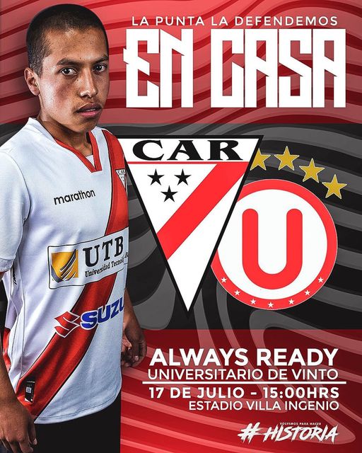 Venta de entradas Always Ready vs Universitario de vinto