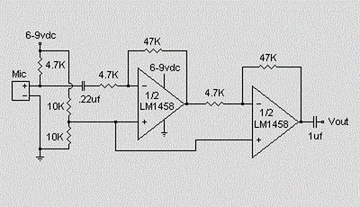 Condenser Pre Amplifier