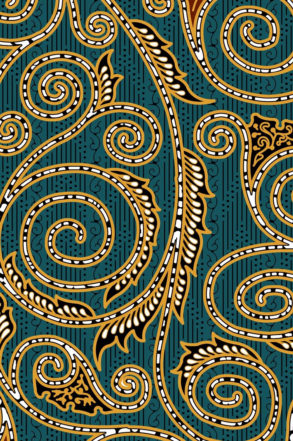 setting desain  motif batik 