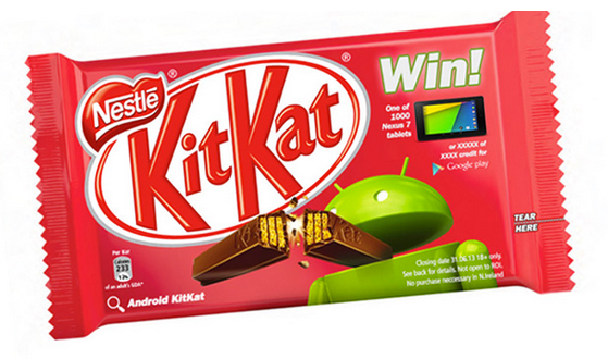 Android’in Yeni Sürümünün İsmi “KitKat” Olacak