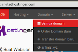 Mengubah domain blogspot ke domain Idhostinger