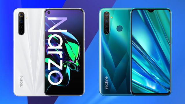  Realme kembali merilis smartphone terbaru untuk kelas mid √  Perbandingan Realme Narzo vs Realme 5 Pro, Bagus Mana?