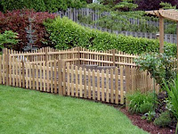 backyard vegetable garden fence