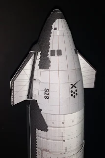 Starship S28 with AXM Papermodel