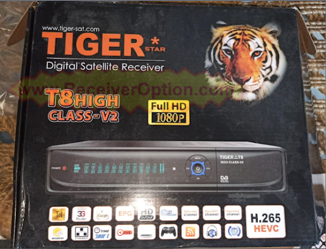 TIGER T8 HIGH CLASS V2 HD RECEIVER NEW SOFTWARE V3.91