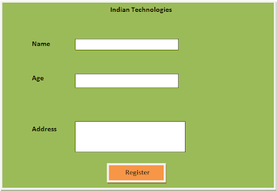 write a program for registration form by using form validations?