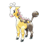 Pokemon GO精靈寶可夢非洲限定：麒麟奇 Girafarig