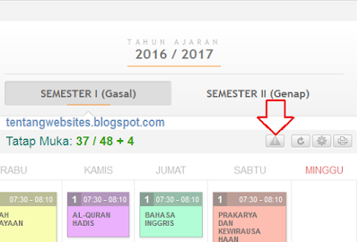 Cara mengatasi Kelebihan jam ngajar di Simpatika/Padamu negeri