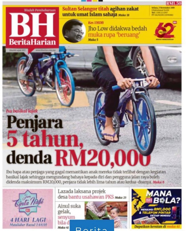 Kesan Dan Langkah Membendung Basikal Lajak