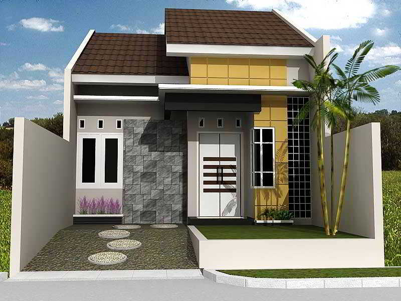  52 desain  rumah  minimalis tampak  depan  1 lantai modern 