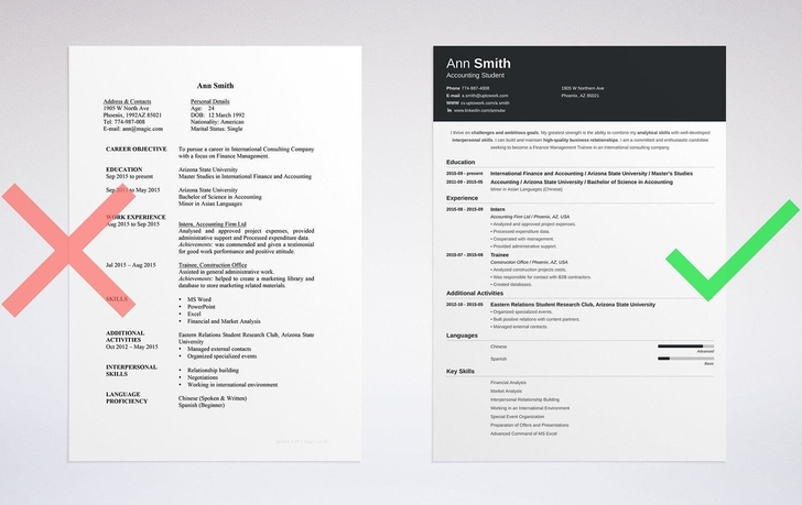 The Layout and Design For Your RESUME MATTER