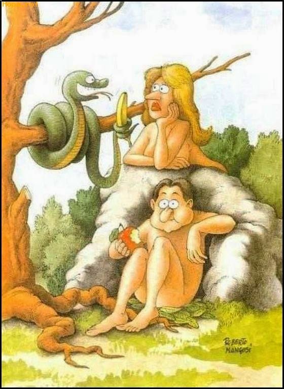 Adam si Eva sunt izgoniti din rai.
