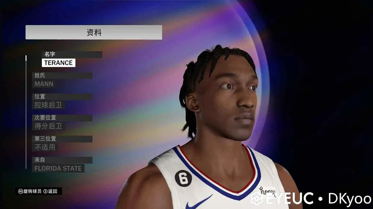 NBA 2K23 Terrence Mann Cyberface & Hairstyle Update
