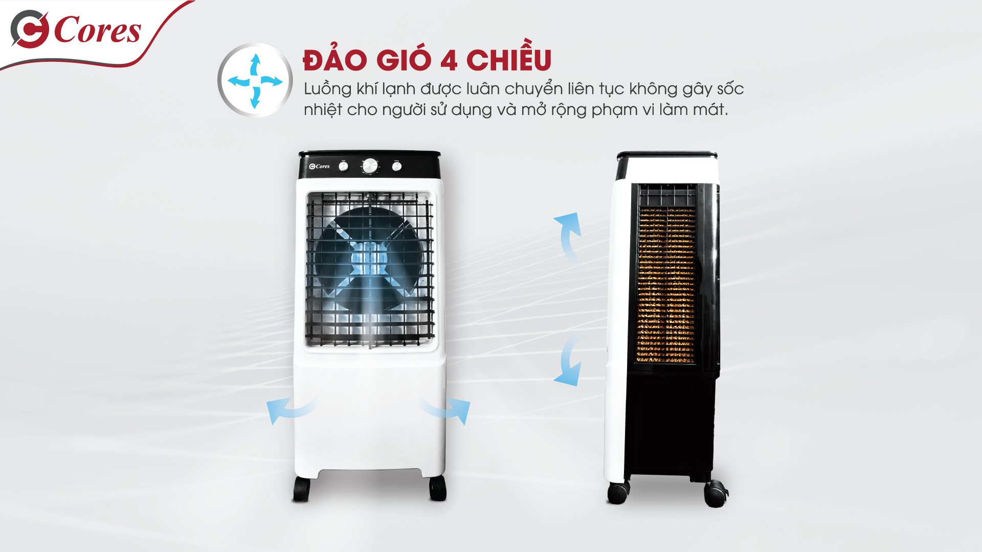 Quạt điều hòa CORES AM-40BP22 40 LÍT CƠ