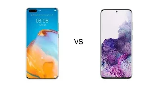 perbedaan ukuran layar samsung s20 ultra dan huawei p40 pro plus