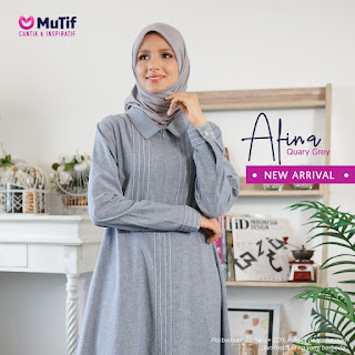 Koleksi Gamis terbaru Mutif Afina