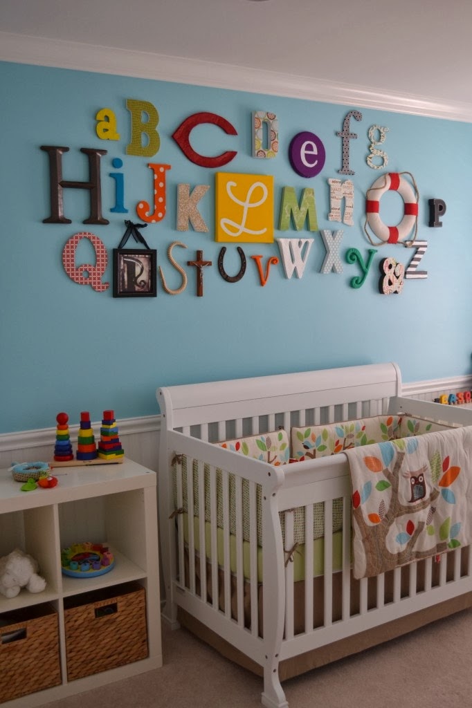 http://projectnursery.com/projects/colorful-gender-neutral-nursery/