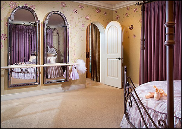 ballerina dancer purple bedroom ideas