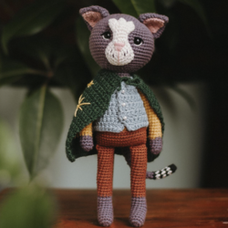 Gato mago amigurumi