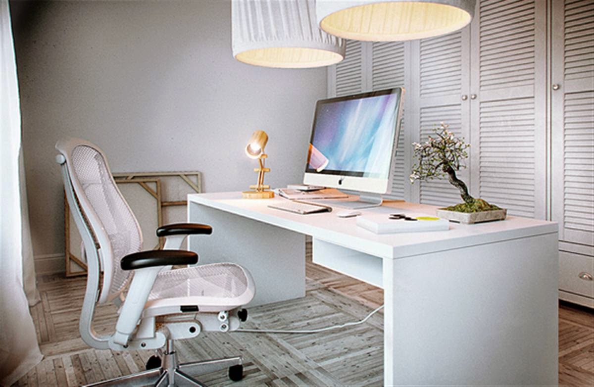 Desain Rumah Tebaru Contoh desain ruang kerja minimalis  