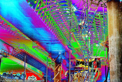 psychedelic bridge, brobygge, göteborg, gamlestaden