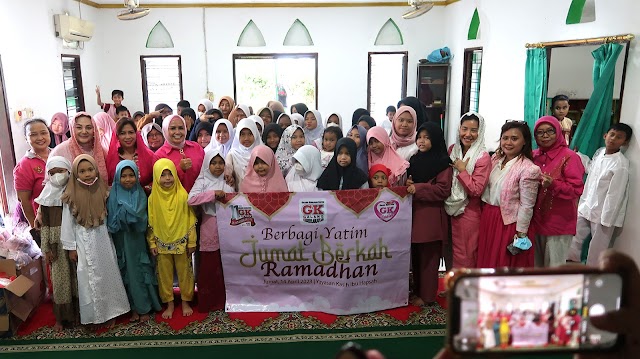 Syia’rkan Ramadhan, GK Ladies Berikan Santunan Anak Yatim