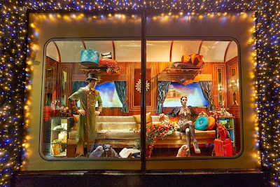 Harrods carriage window display