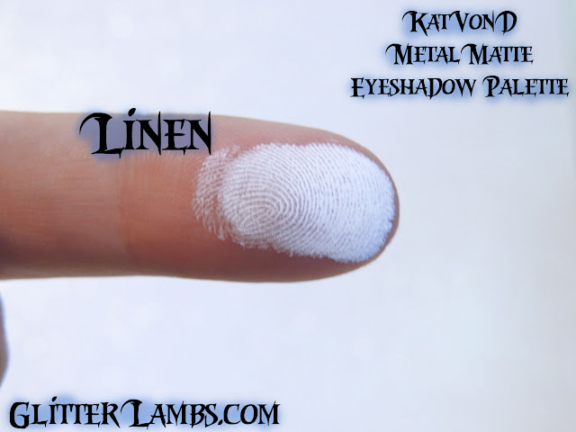 Kat Von D Metal Matte Eyeshadow Palette Swatches by Glitter Lambs-www.GlitterLambs.com-Makeup Swatches