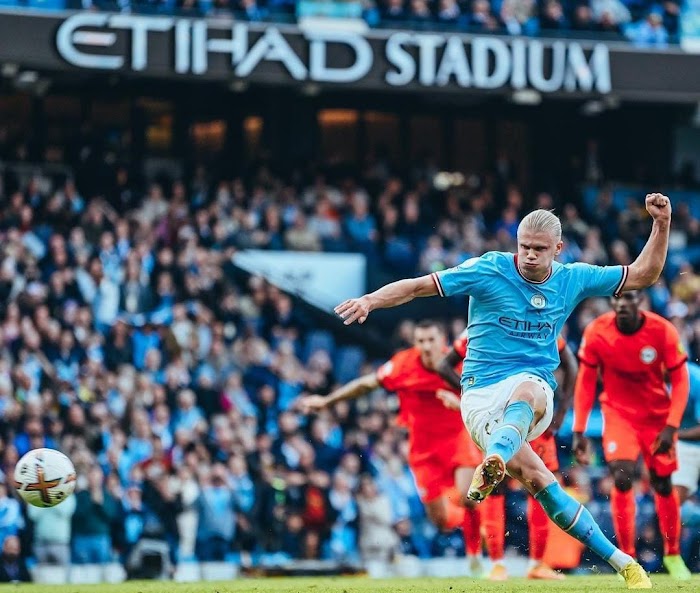 Jamu Brighton, Manchester City Amankan Tiga Poin 