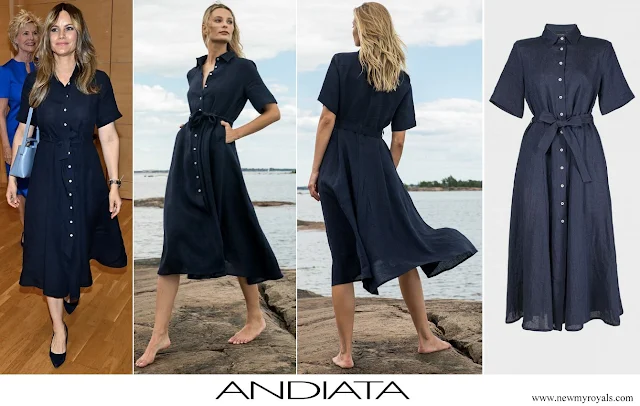 Princess Sofia wore Andiata Sinna L Linen Dress