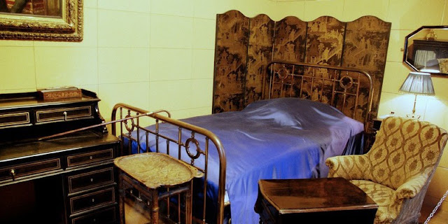 Chambre de Marcel Proust, boulevard Haussmann, reconstituée au musée Carnavalet