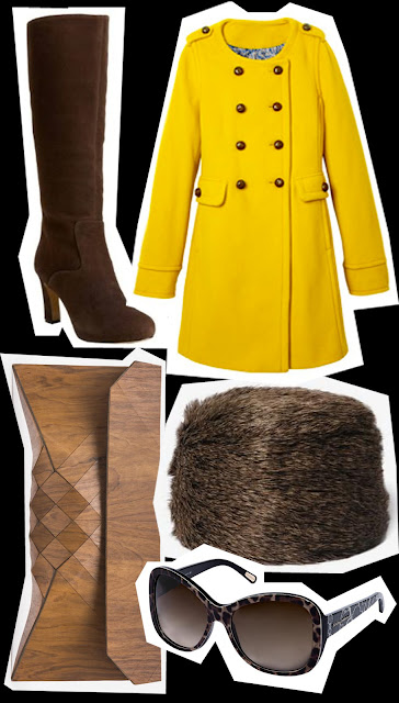 GET THE LOOK Pippa Middleton in bright yellow Katerine Hooker coat 