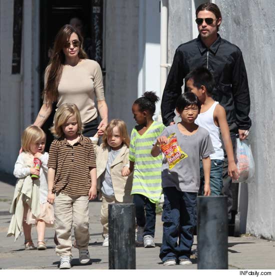 To reflect this Jolie filed a request to legally change her children's