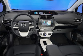 Interior view of 2017 Toyota Prius Four