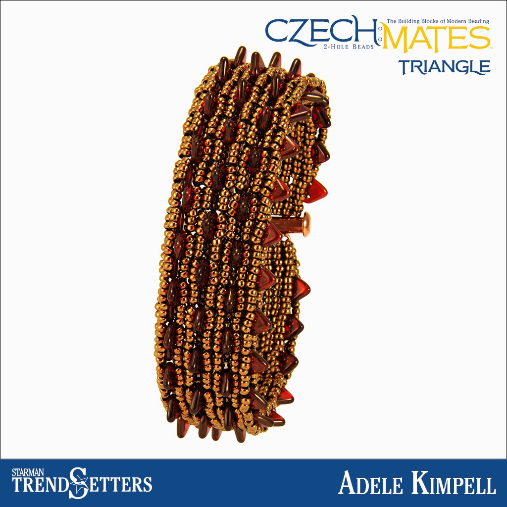 CzechMates Triangle Bracelet by Starman TrendSetter Adele Kimpell