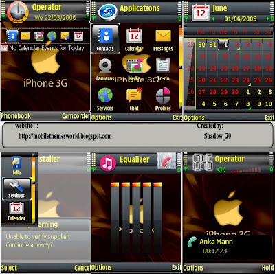 Iphone theme for s60v3 by shadow_20