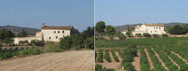 La Bisbal del Penedès a Montserrat; Masia de Cal Vilella a La Bisbal del Penedès