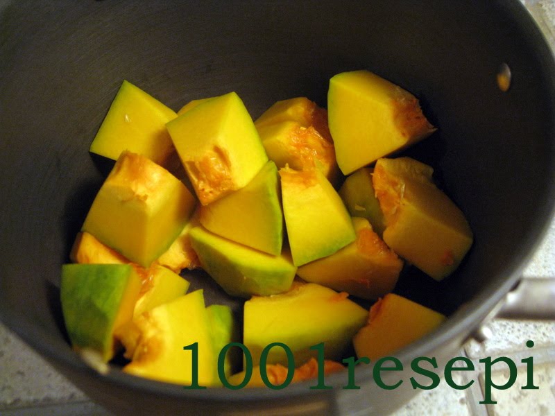 Koleksi 1001 Resepi: best ever pumpkin cheese cake