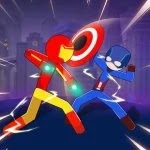 Super Stick Fight AllStar Hero Mod Apk v3.4 (Vô hẹn thẻ, keys) 
